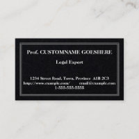 Humble Professional Business Card