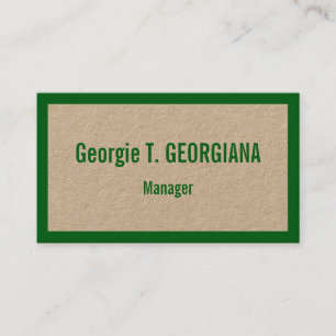 Humble Professional Business Card