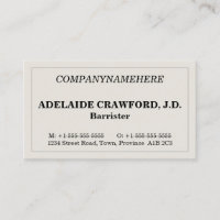 Humble, Simple Business Card