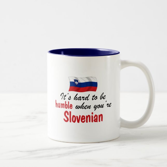 Humble Slovenian Two-Tone Coffee Mug (Right)