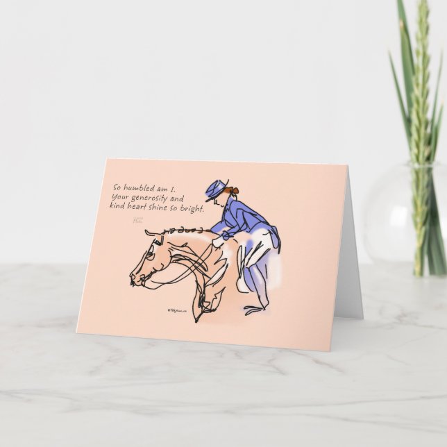 Humble Thank You Card (Front)