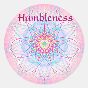 Humbleness (Virtue sticker) Classic Round Sticker