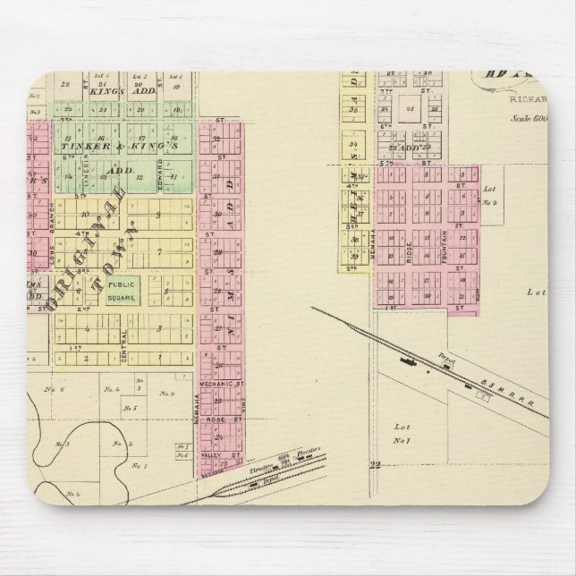 Humboldt and Dawson, Nebraska Mouse Pad (Front)