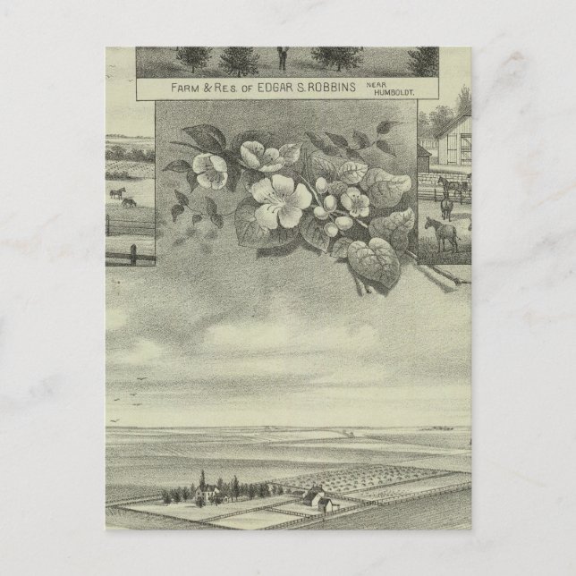 Humboldt, Kansas Postcard (Front)