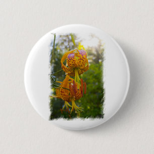 Humboldt Lilies Sunburst 6 Cm Round Badge