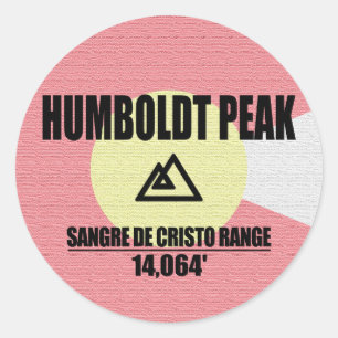 Humboldt Peak Classic Round Sticker