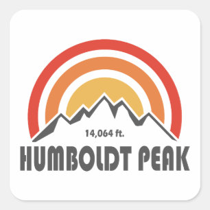 Humboldt Peak Square Sticker