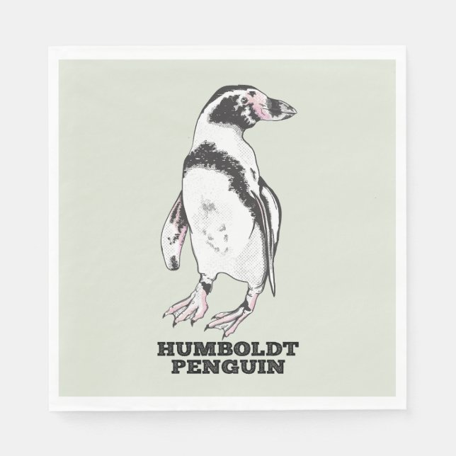 Humboldt penguin napkin (Front)