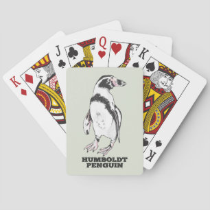 Humboldt penguin playing cards