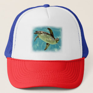 Humboldt penguin swimming trucker hat