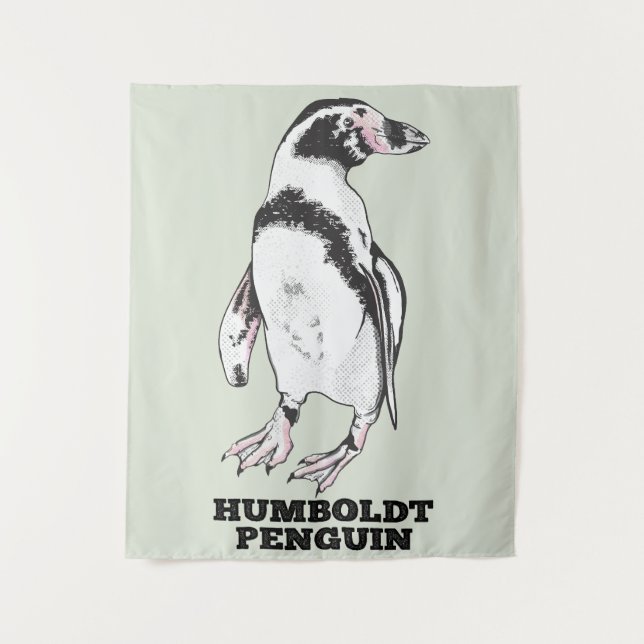 Humboldt penguin tapestry (Front)