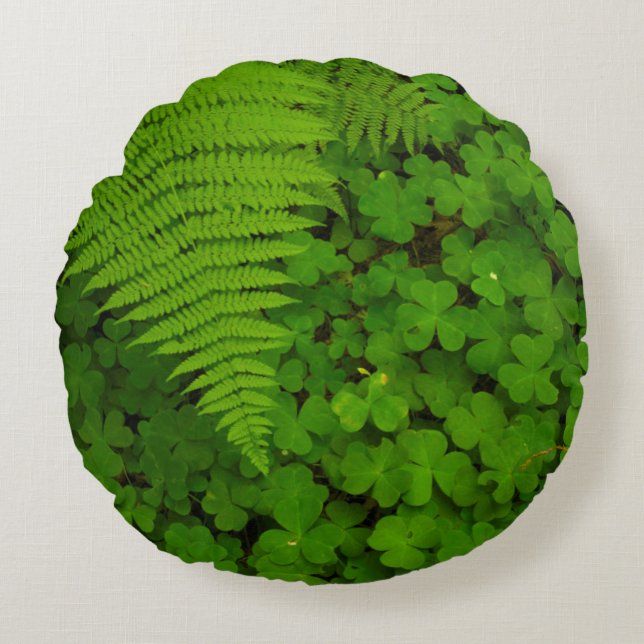 Humboldt Redwoods State Park Round Cushion (Front)