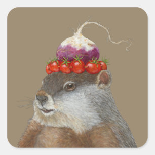 Humboldt the groundhog stickers