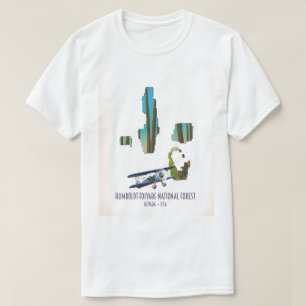 Humboldt-toiyabe national forest Nevada Map T-Shirt
