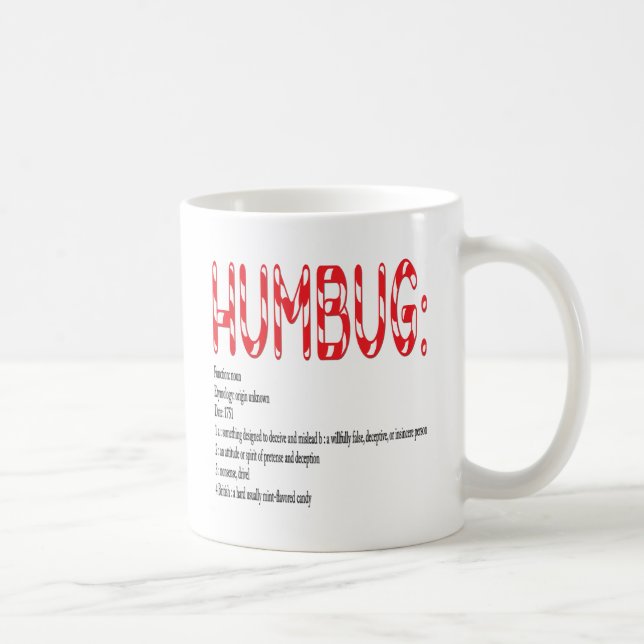 HUMBUG: definition Coffee Mug (Right)