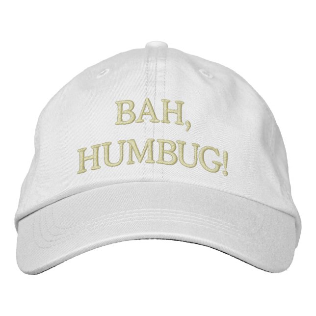 Humbug! Embroidered Hat (Front)