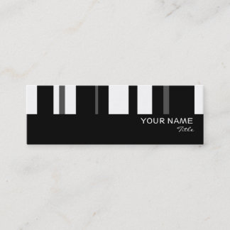 Humbug Stripe business card skinny vertical