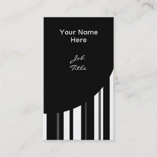 Humbug Stripe Curve business card portrait
