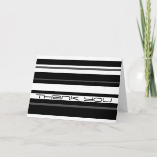Humbug Stripe 'Thank You' card