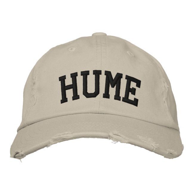 Hume Embroidered Hat (Front)