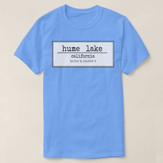 Hume Lake T-Shirt (Design Front)
