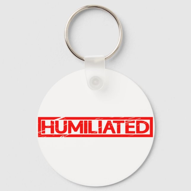 Humiliated Stamp Key Ring (Front)