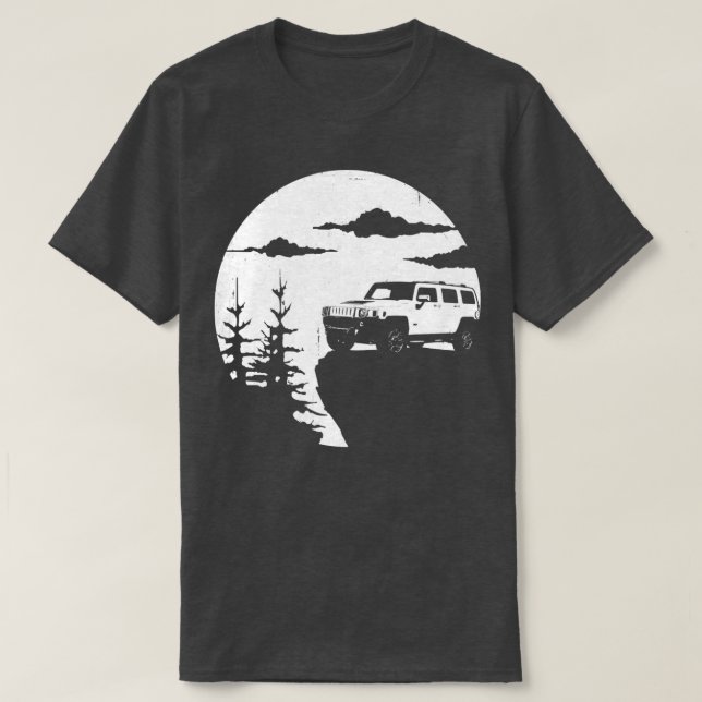 Hummer H1 H2 H3 Adventure Off Road  T-Shirt (Design Front)