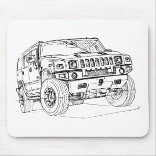 Hummer H2 Mouse Pad