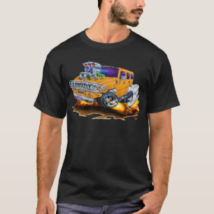 Hummer H2 Orange Truck T-Shirt
