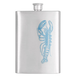 Hummer hellblau Serie Hip Flask