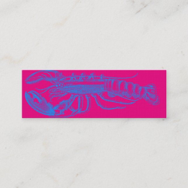 Hummer light blue series mini business card (Front)