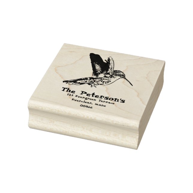 Humming Bird, Add info, return address stamp (Stamp)