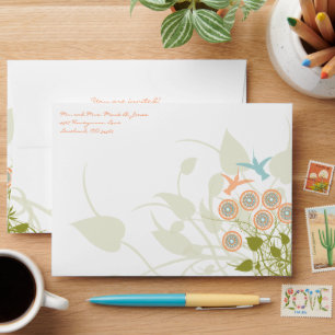 Humming Bird Christian Two Become One Envelope