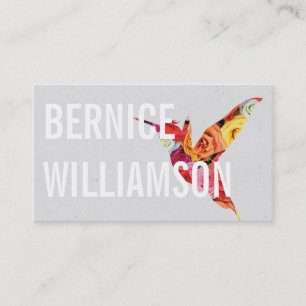 Humming Bird Flowers III Business Card