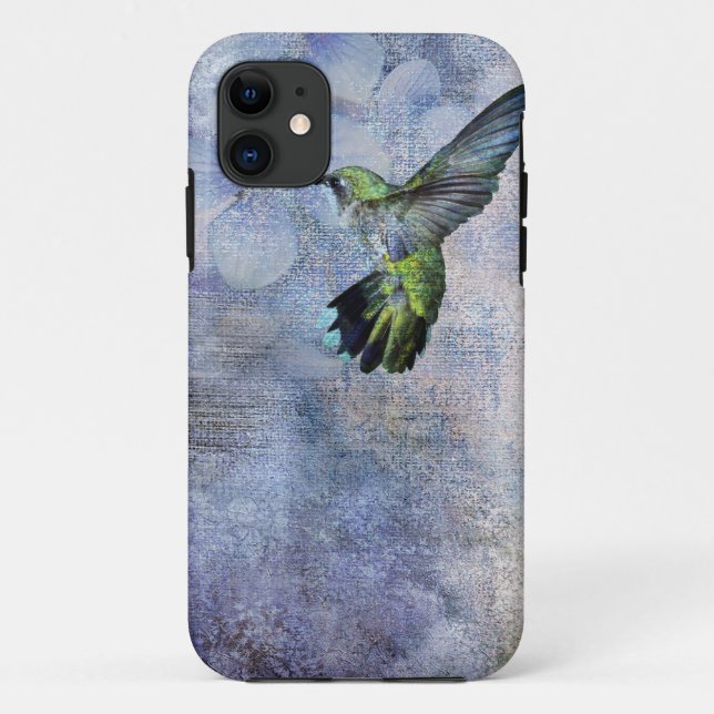 humming bird iphone case (Back)