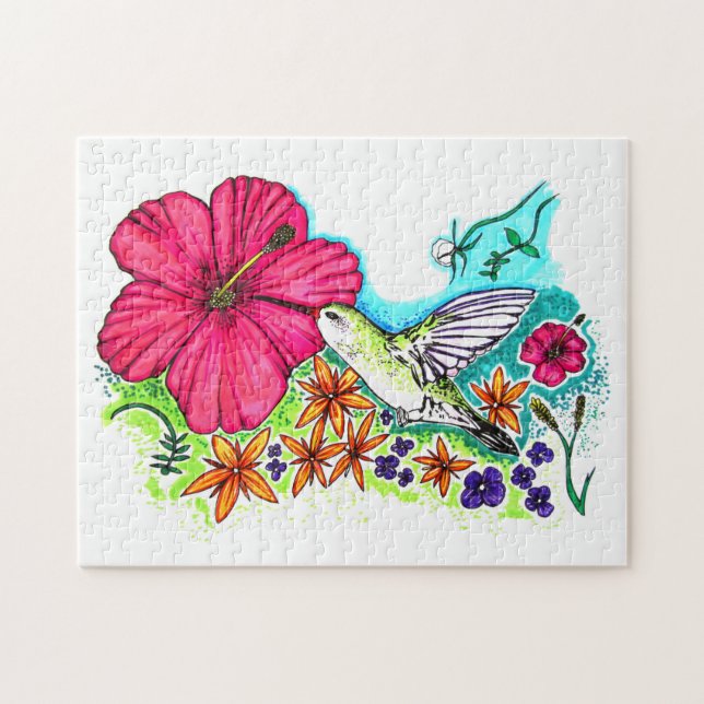 Humming Bird Jigsaw Puzzle (Horizontal)
