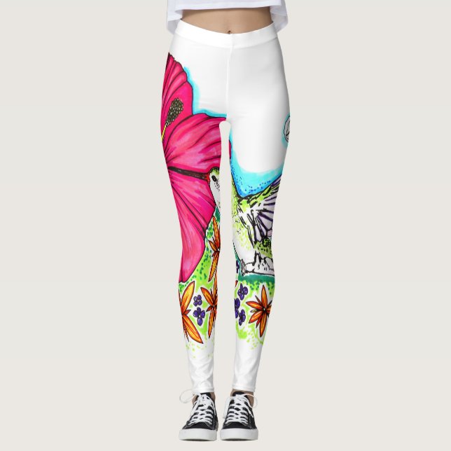 Humming Bird  Leggings (Front)