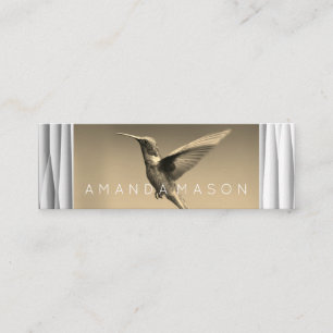 Humming Bird Photographer Mini Business Card