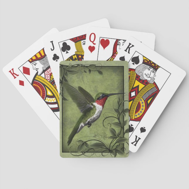 Humming Bird Playing Cards (Back)