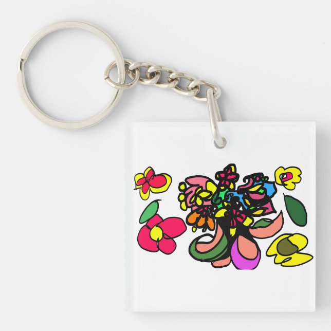 Humming bird  relax  spring key ring (Front)
