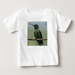 Humming Bird Sitting on the Branch  Baby T-Shirt