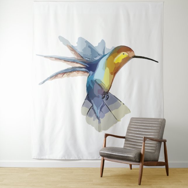 Humming Bird Tapestry (In Situ)