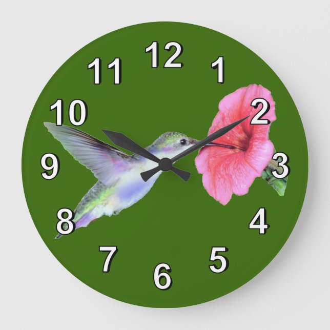 Humming Bird Wall Clock (Front)