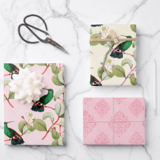 Humming Birds Series Design Eight Wrapping Paper Sheet
