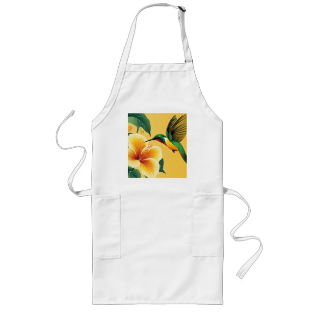 HUMMINGBIRD #1 LONG APRON (Front)
