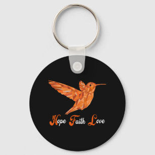 HummingBird  Aml Leukemia Awareness  Key Ring