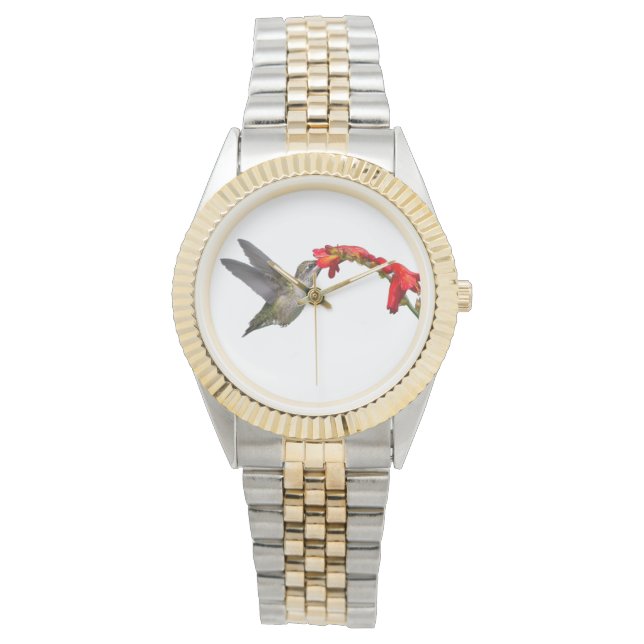 Hummingbird And Crocosmia Watch (Front)