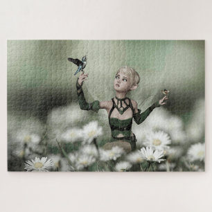 Hummingbird and Fairy Jigsaw Puzzle