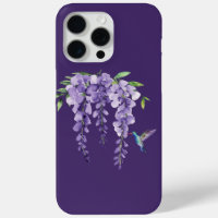 Hummingbird and Wisteria