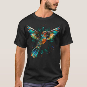 Hummingbird Animal Motif Art T-Shirt